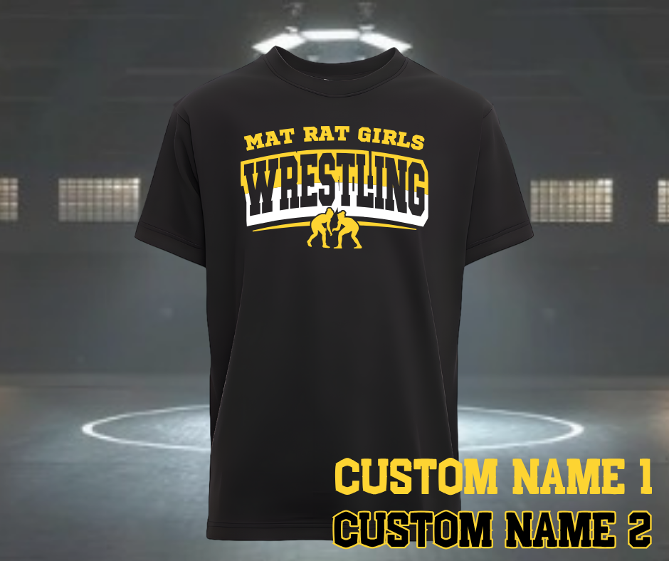 Mat Rat Girls Wrestling T-Shirt