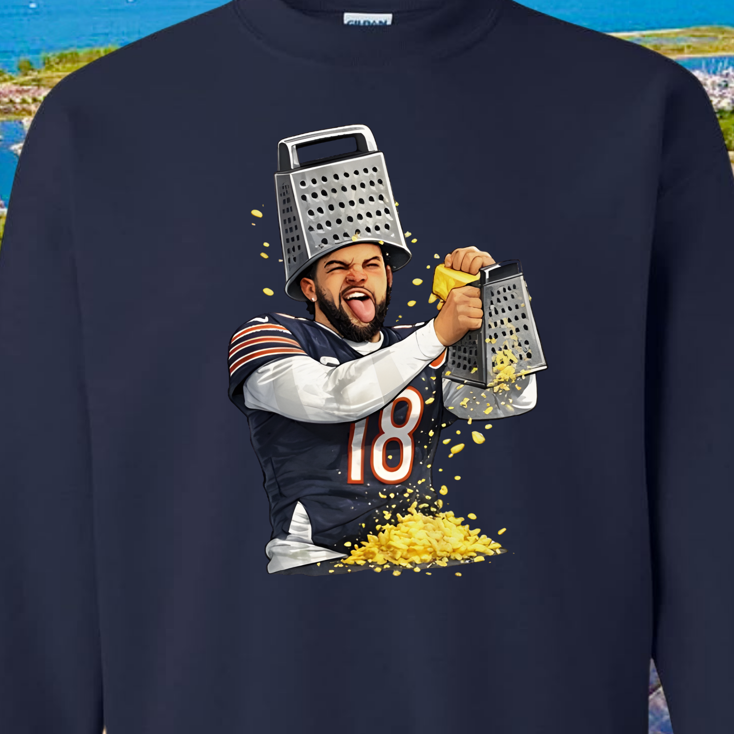 Cheese Grater Caleb Crewneck