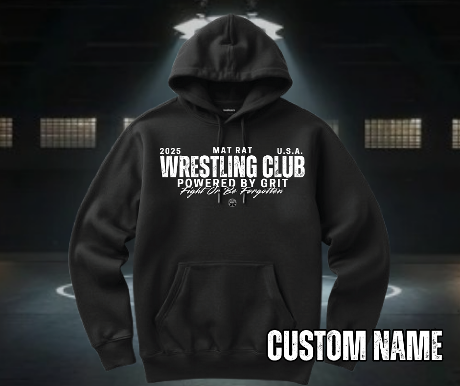 Fight or Be Forgotten Mat Rat Hoodie