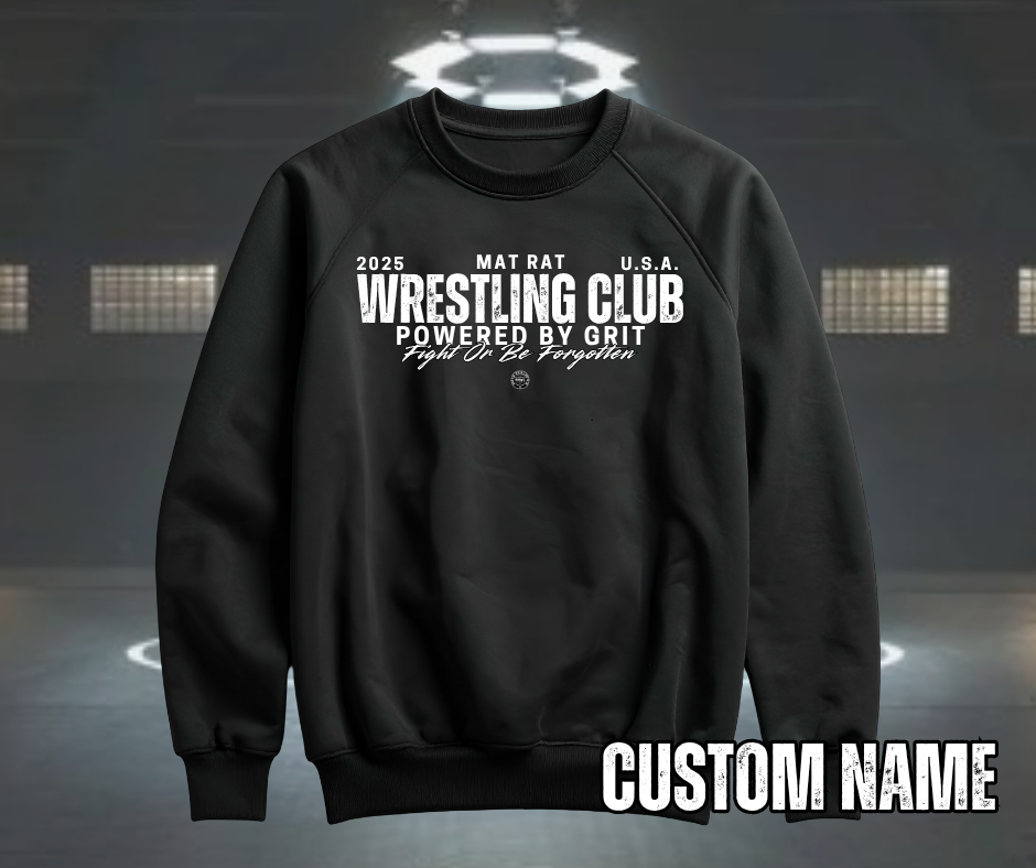 Fight or Be Forgotten Mat Rat Crewneck