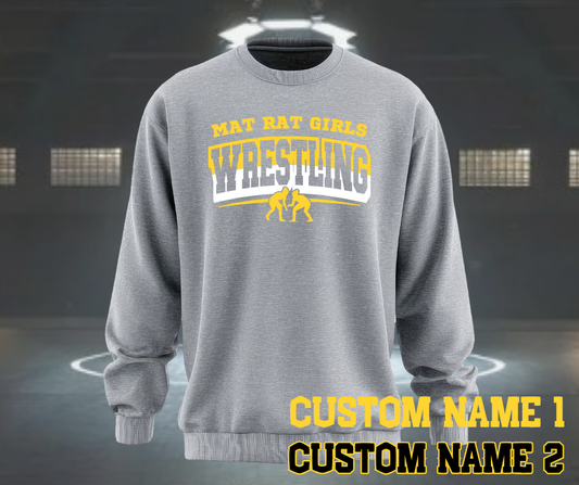 Mat Rat Girls Wrestling Crewneck