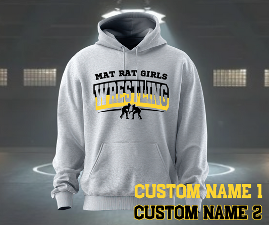 Mat Rat Girls Wrestling Hoodie