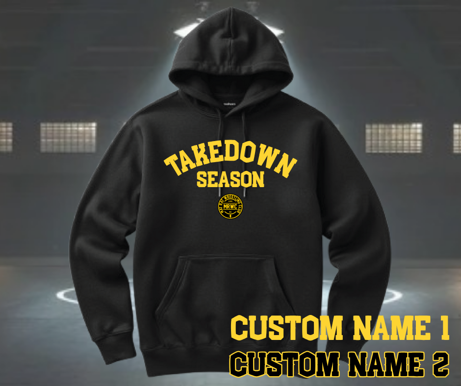 TakeDown Season Hoodie Yellow Font