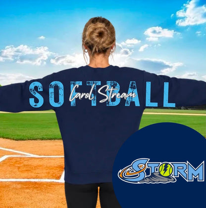Full Span Grunge Storm Crewneck