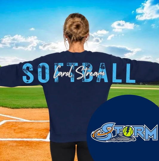 Full Span Grunge Storm Crewneck