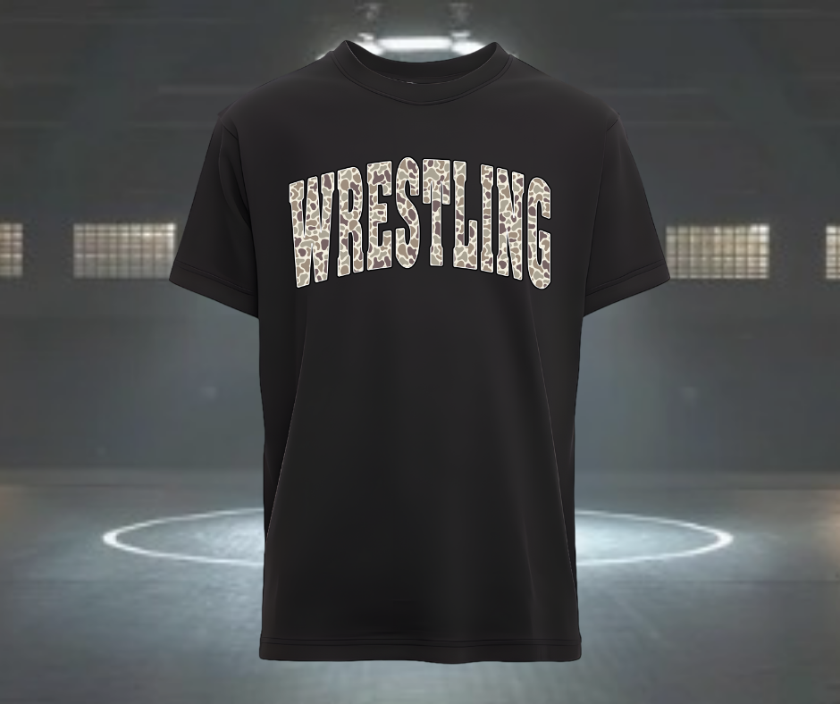 Camo Wrestling T-Shirt