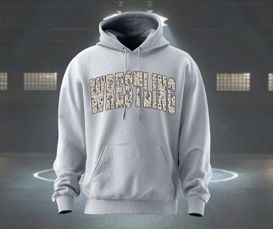 Camo Wrestling Hoodie