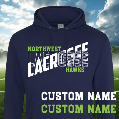 NW Lacrosse Hawks Hoodie