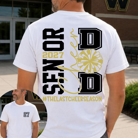 Senior Cheer Dad 2027 Back