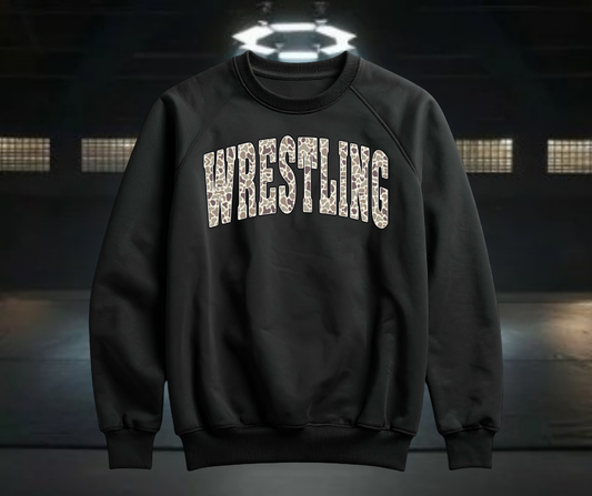 Camo Wrestling Crewneck