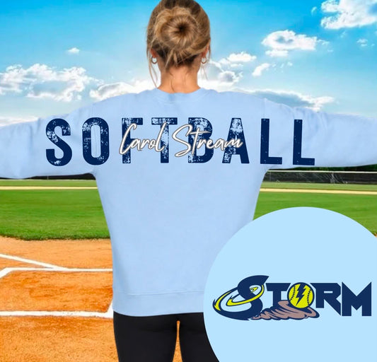 Full Span Grunge Storm Crewneck