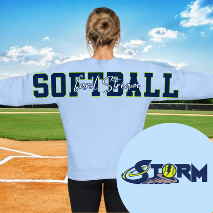 Full Span Solid Storm Crewneck