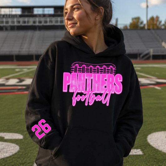 Hot Pink Panthers Football