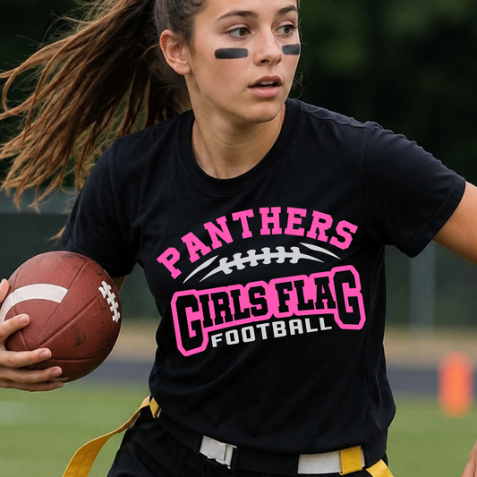 Girls Flag Football Pink