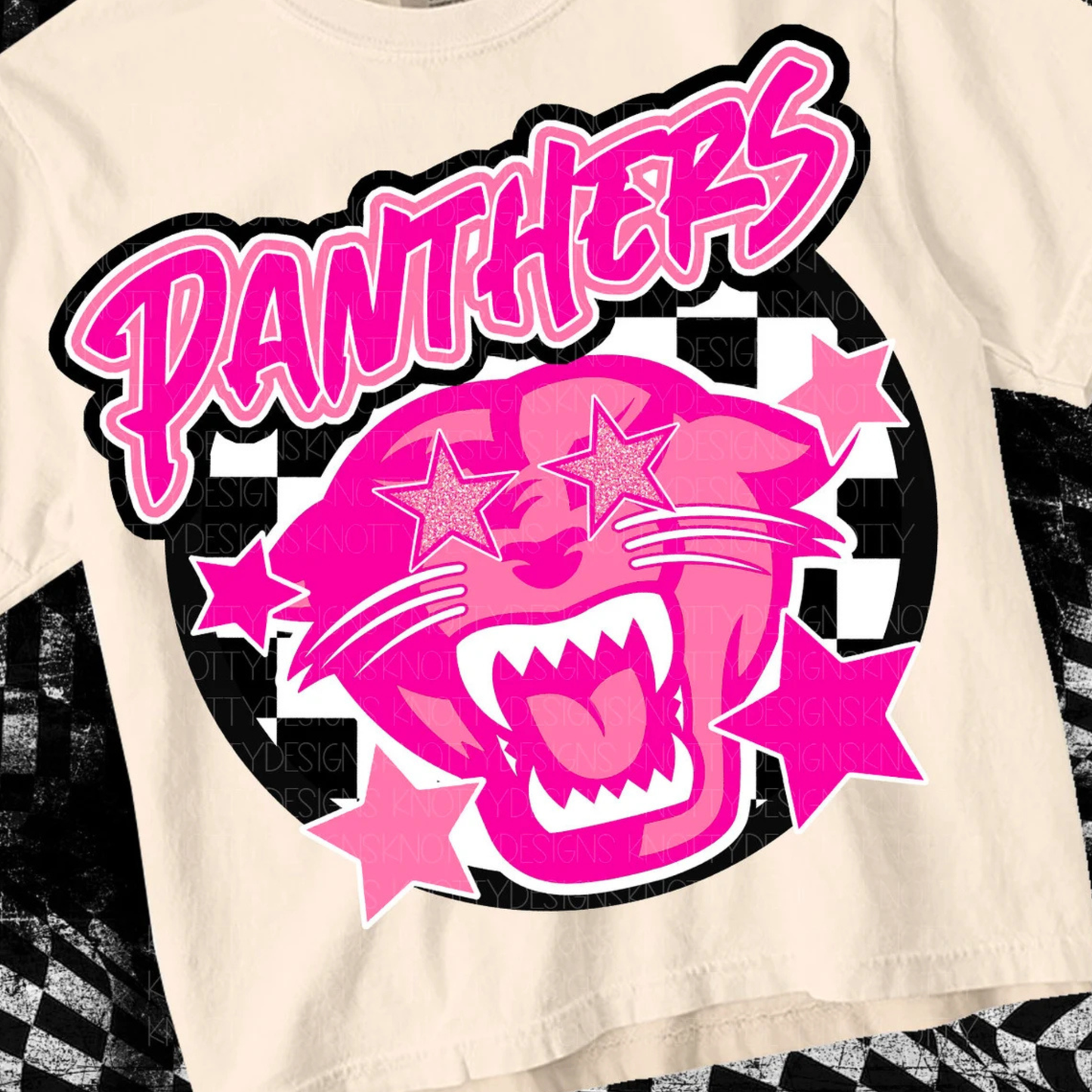 Panthers Pink & Check