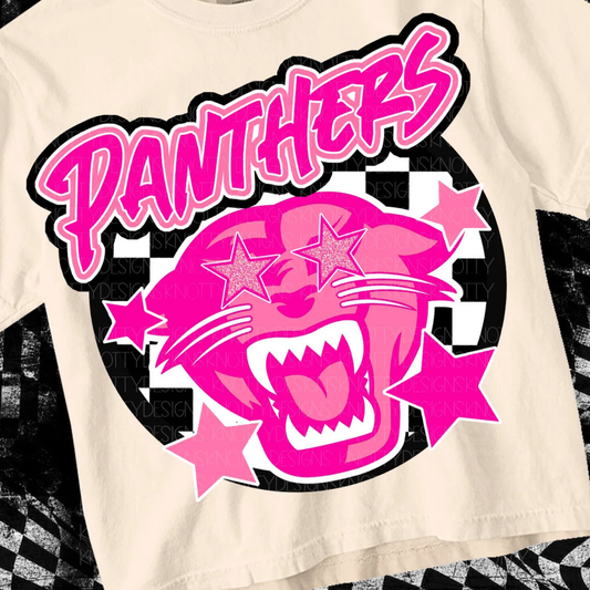 Panthers Pink & Check