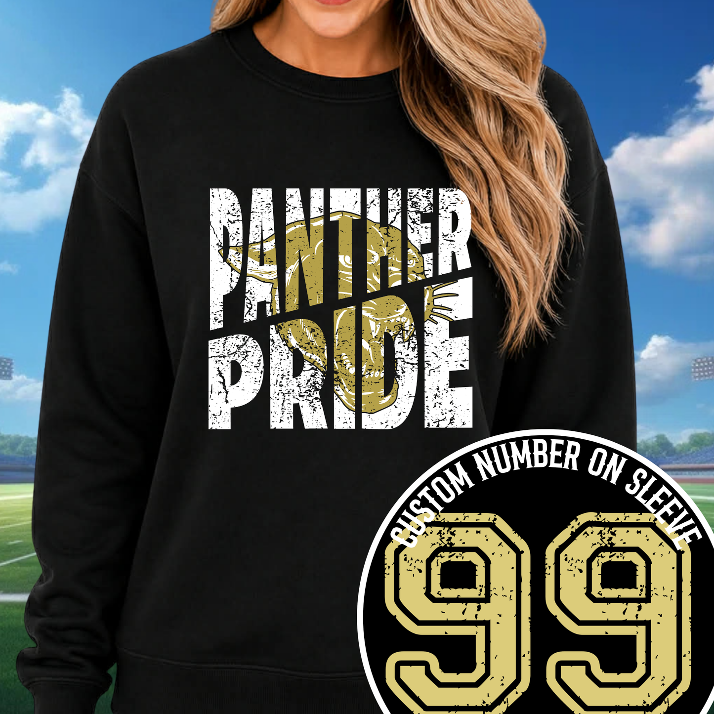 Panther Pride Grunge