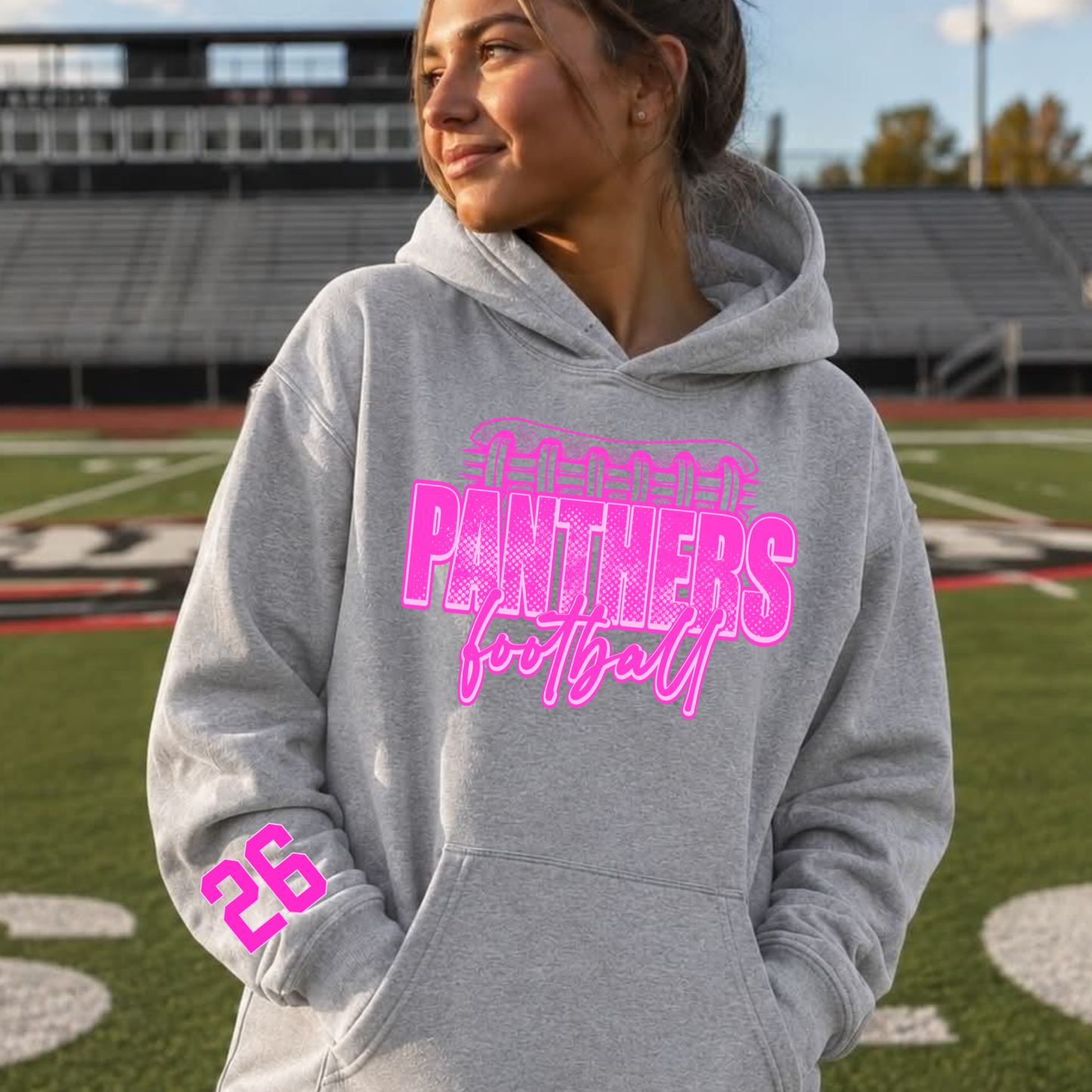 Hot Pink Panthers Football