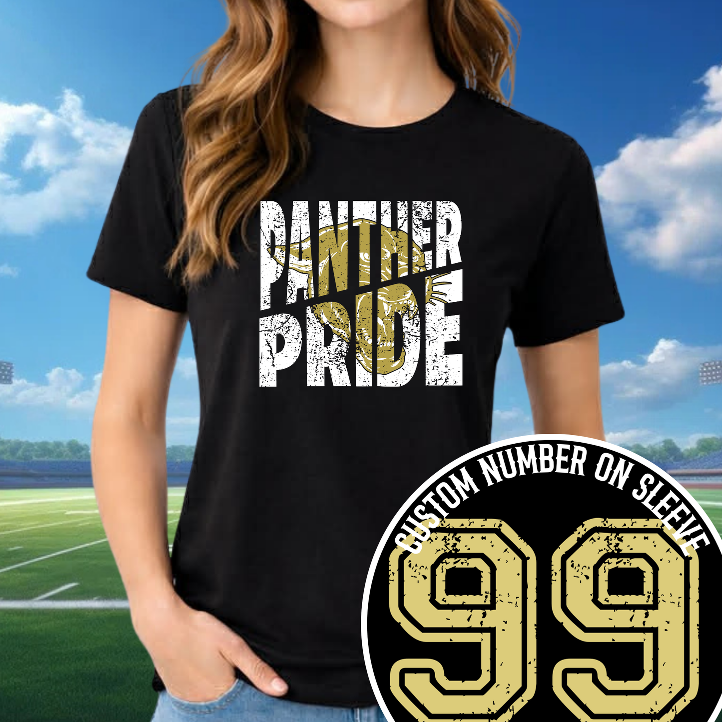 Panther Pride Grunge