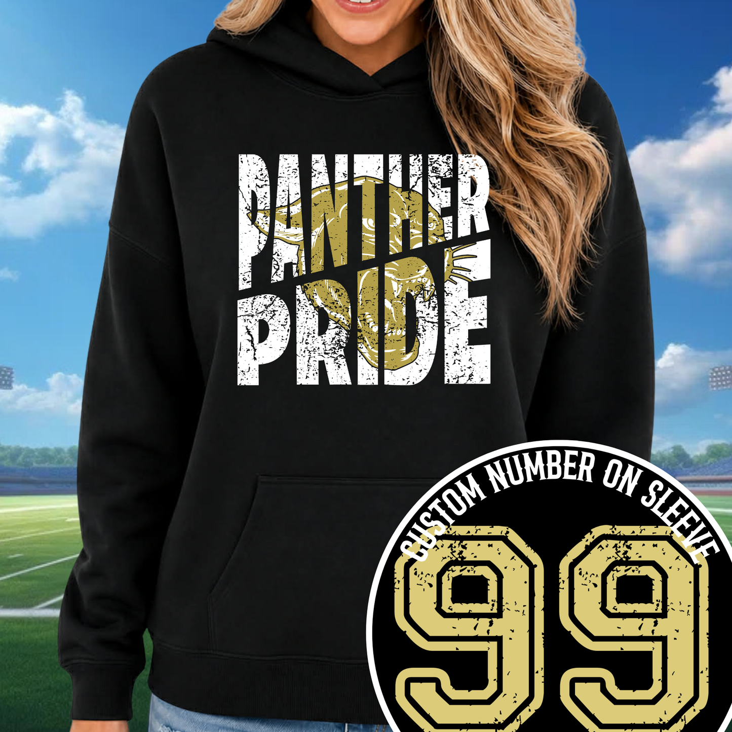 Panther Pride Grunge