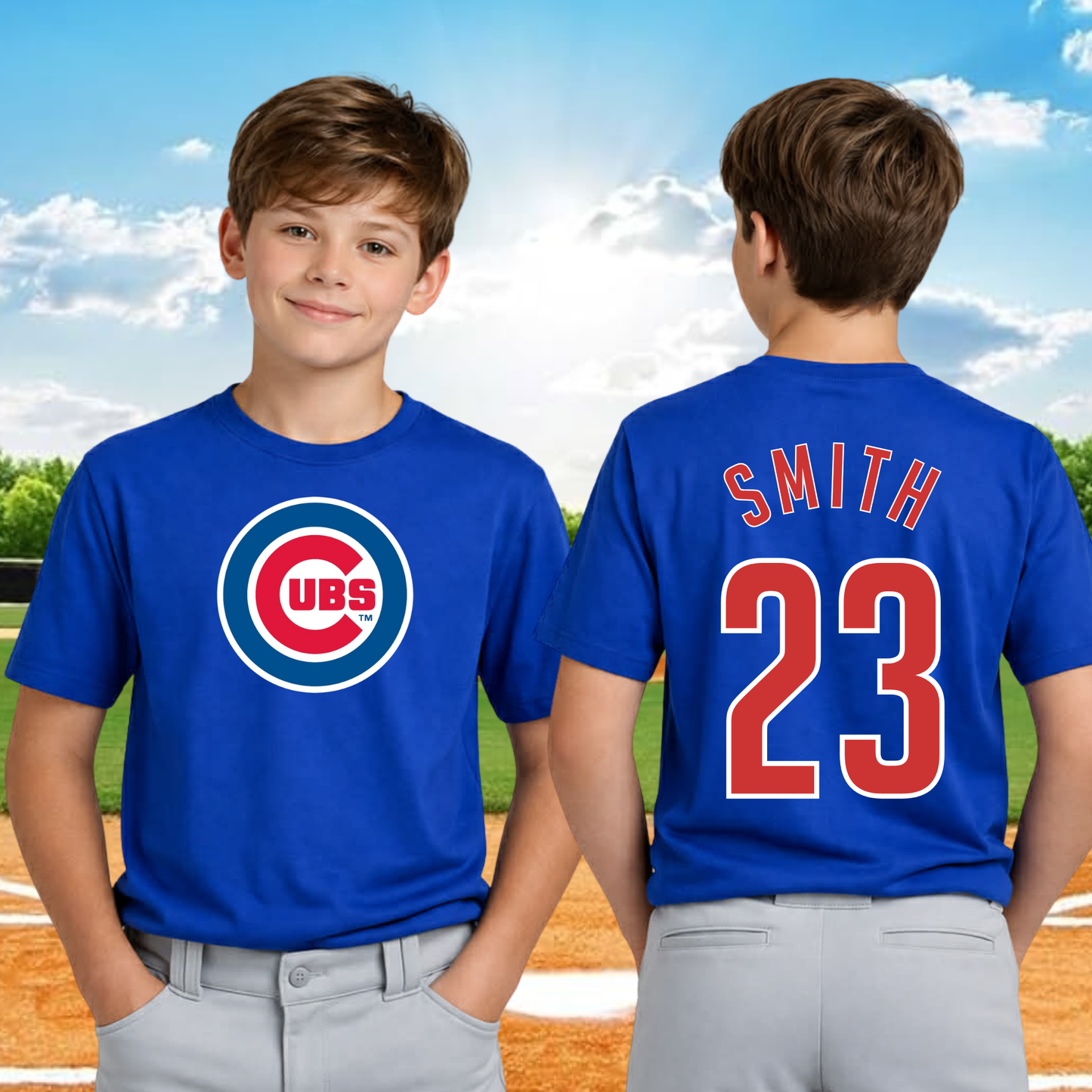 Custom Cubs Team TShirt