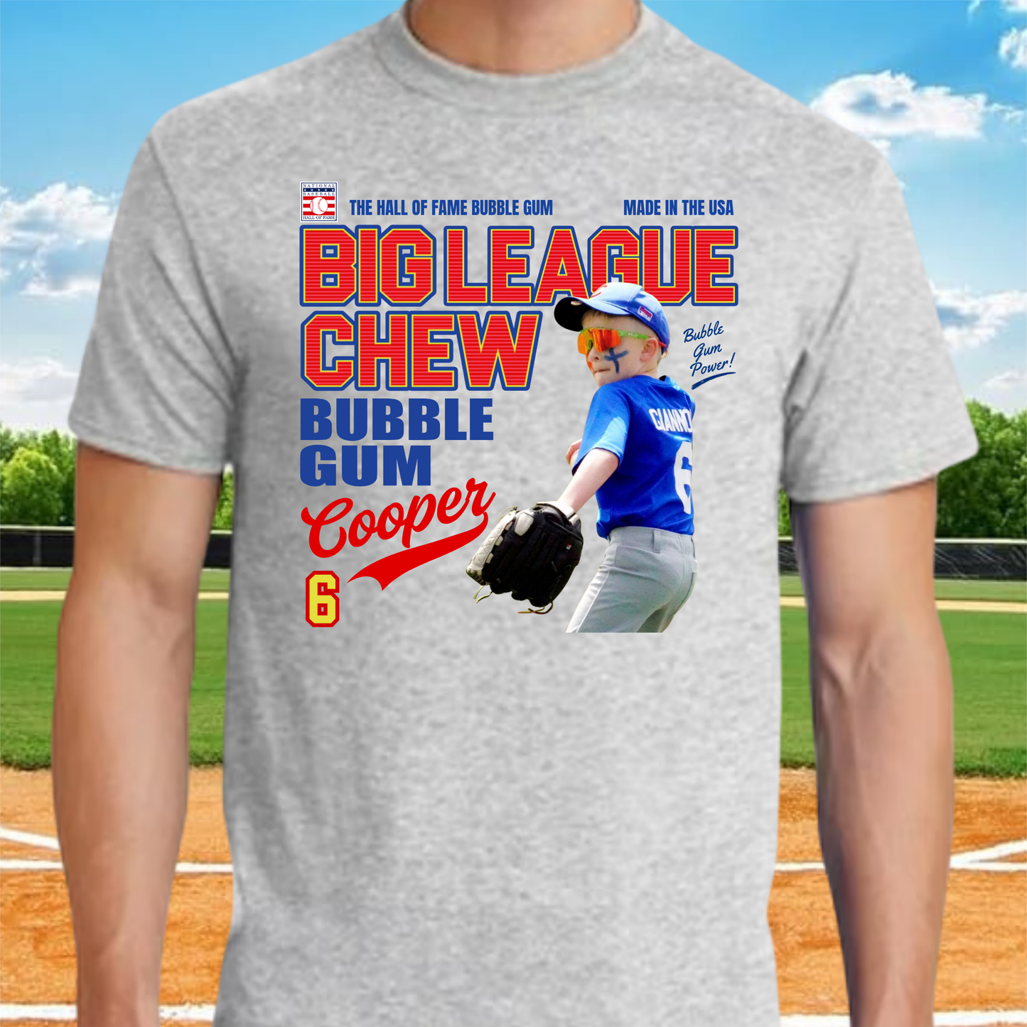 Big League Chew Custom Player Tshirt