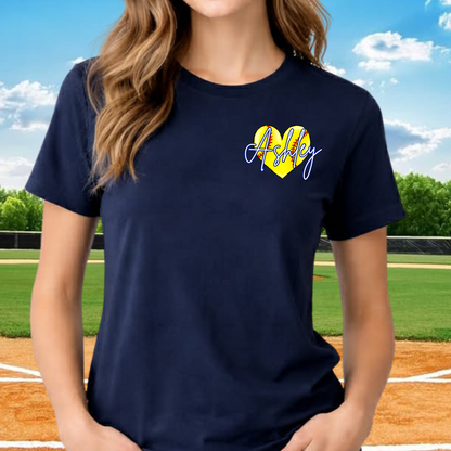 Softball Is My Favorite Season Blue