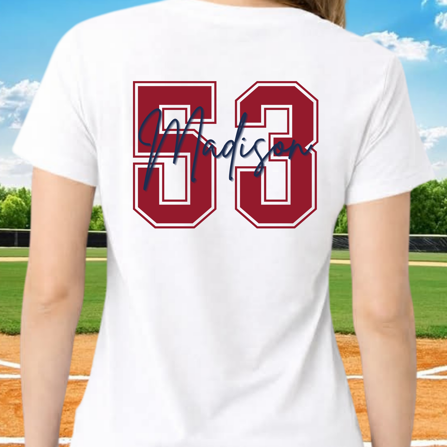 Softball Mama Bow